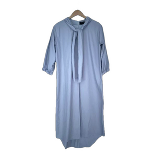 Front row by sara & goldy tie Shawl dress striped size medium